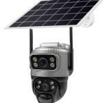 V380 Smart Solar Camera - 4MP HD, PTZ, Night Vision, Weatherproof
