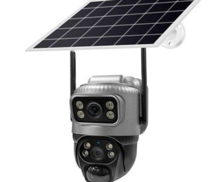 V380 Smart Solar Camera - 4MP HD, PTZ, Night Vision, Weatherproof
